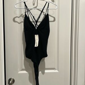 Zara black bodysuit bodycon Bloggers Favorites